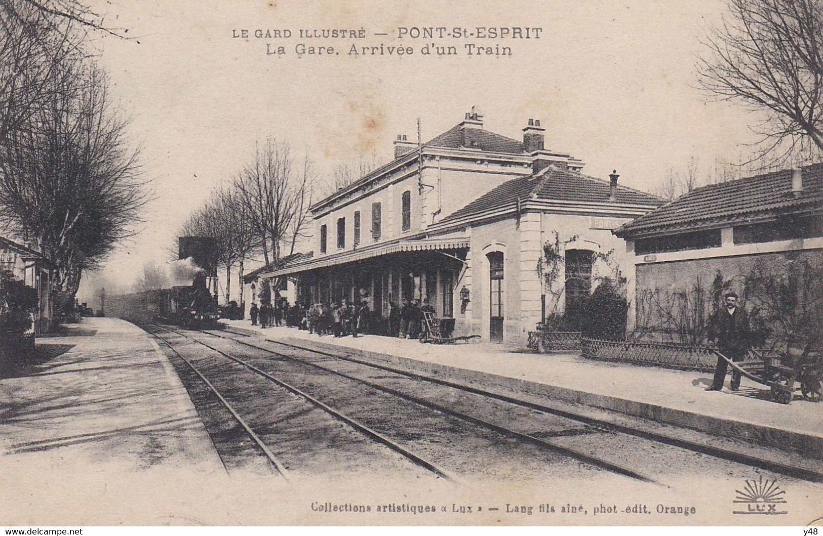 Pont-st-esprit Arrivée D'un Train - Pont-Saint-Esprit