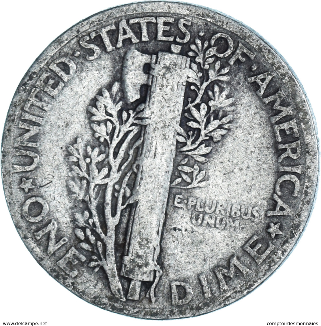 Monnaie, États-Unis, Dime, 1936 - 1916-1945: Mercury