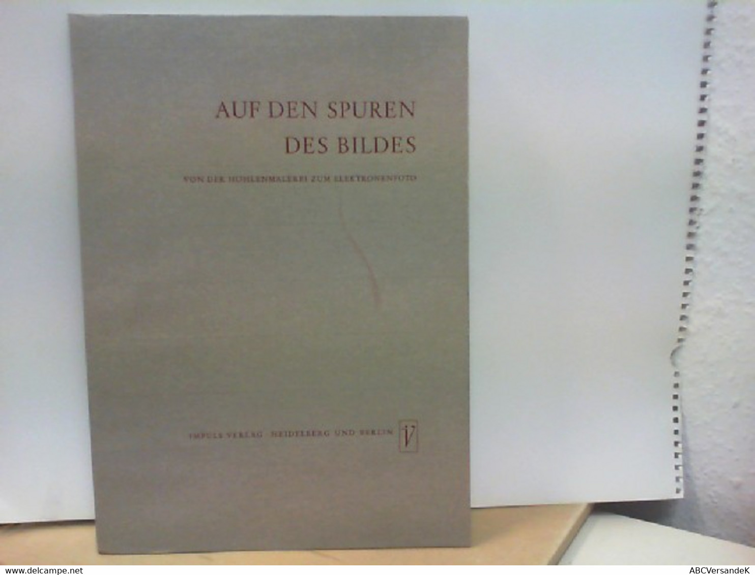 Auf Den Spuren Des Bildes - Von Der Höhlenmalerei Zum Elektronenfoto ( Farbtafeln Und Begleitbuch In Leinenbez - Fotografie