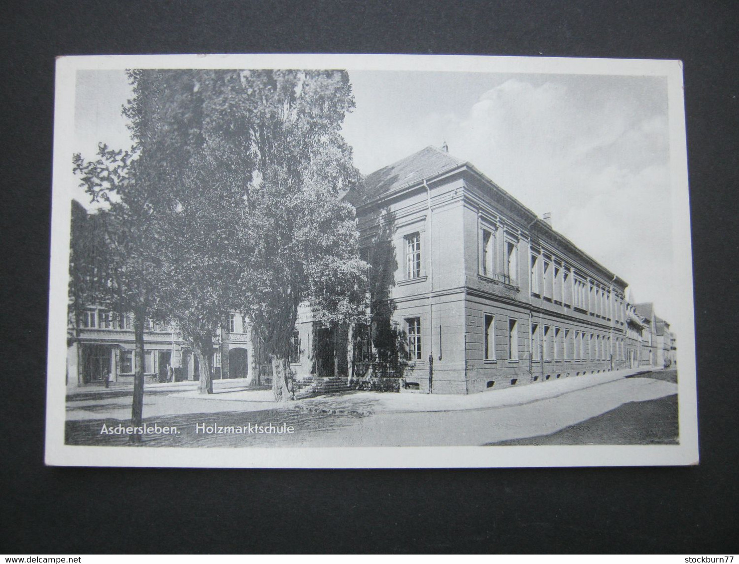 Aschersleben , Schule,  Schöne   Karte   Um 1950 - Aschersleben