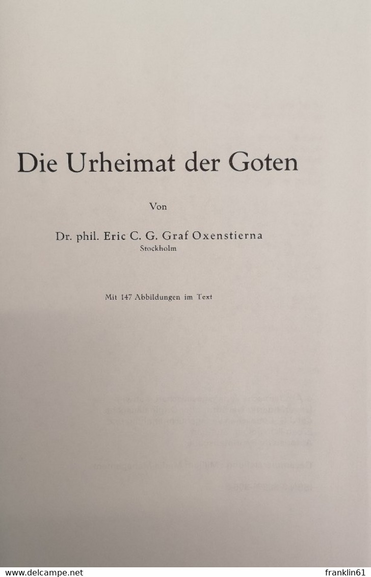 Die Urheimat Der Goten. - 4. Neuzeit (1789-1914)