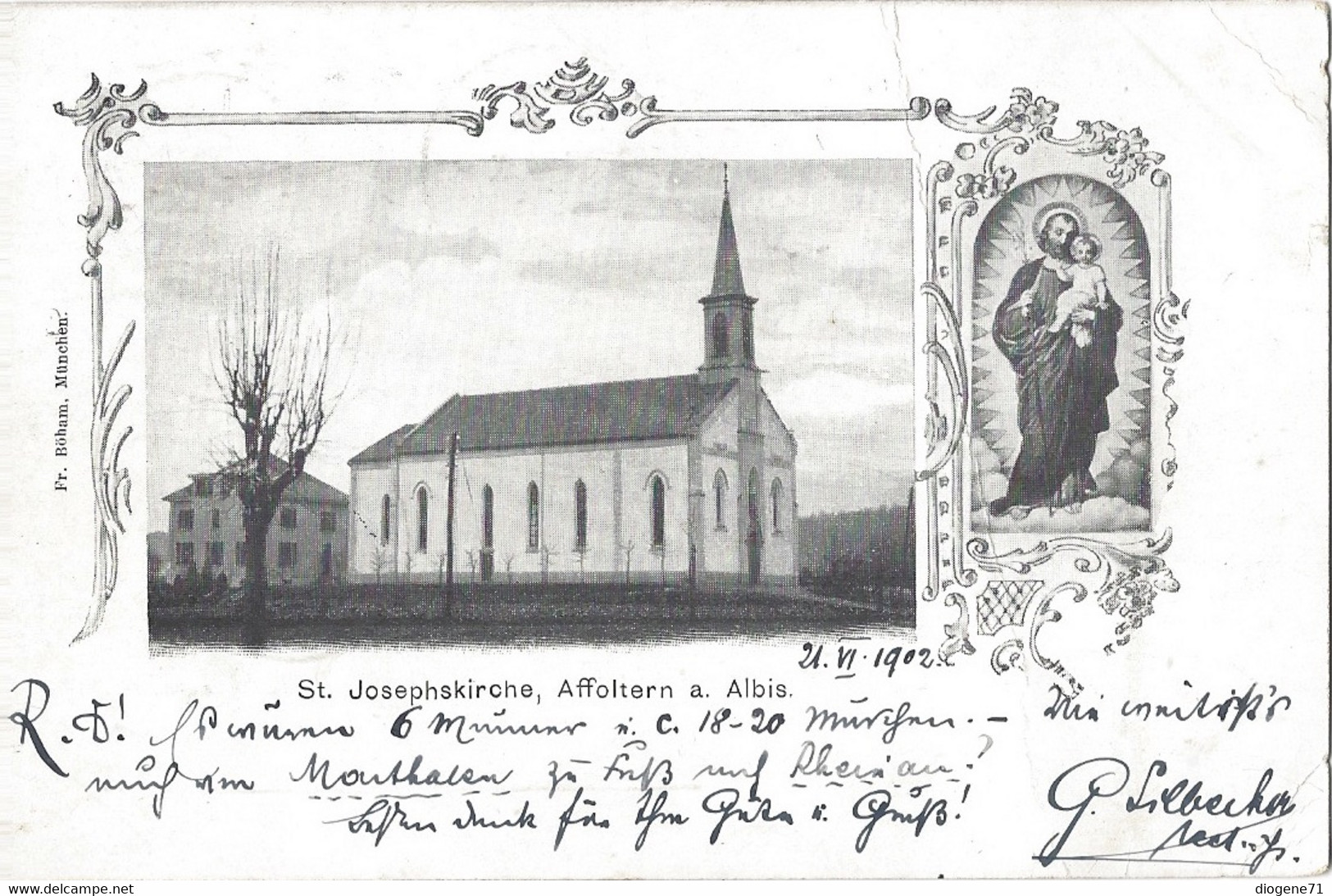 St Josephskirche Affoltern A. Albis 1902 - Affoltern