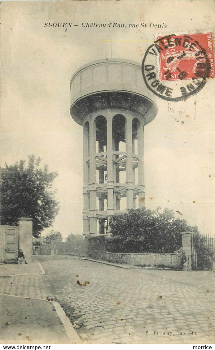 SAINT OUEN - Château D'eau, Rue Saint Denis. - Invasi D'acqua & Impianti Eolici