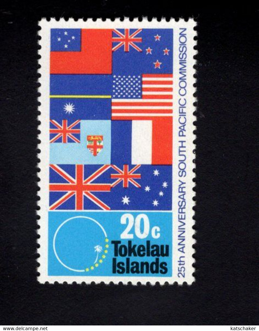 1653832286  1972 SCOTT  36  POSTFRIS (XX) MINT NEVER HINGED  - SOUTH PACIFIC COMMISSION - MEMBERS - Tokelau