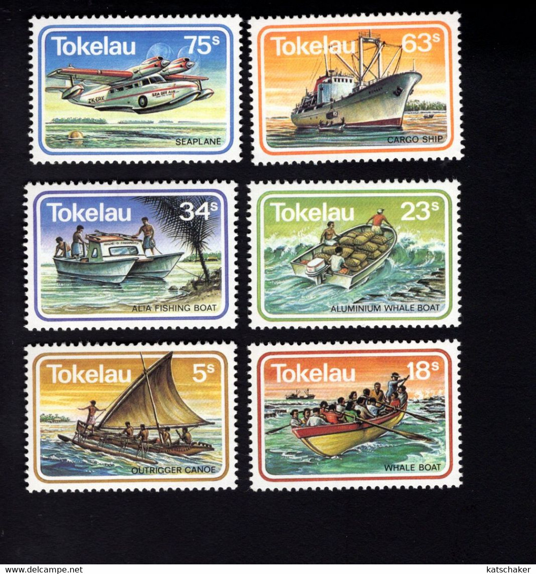 1653843068 1983 SCOTT  91 - 96 POSTFRIS (XX) MINT NEVER HINGED  - FISHING METHODS - Tokelau