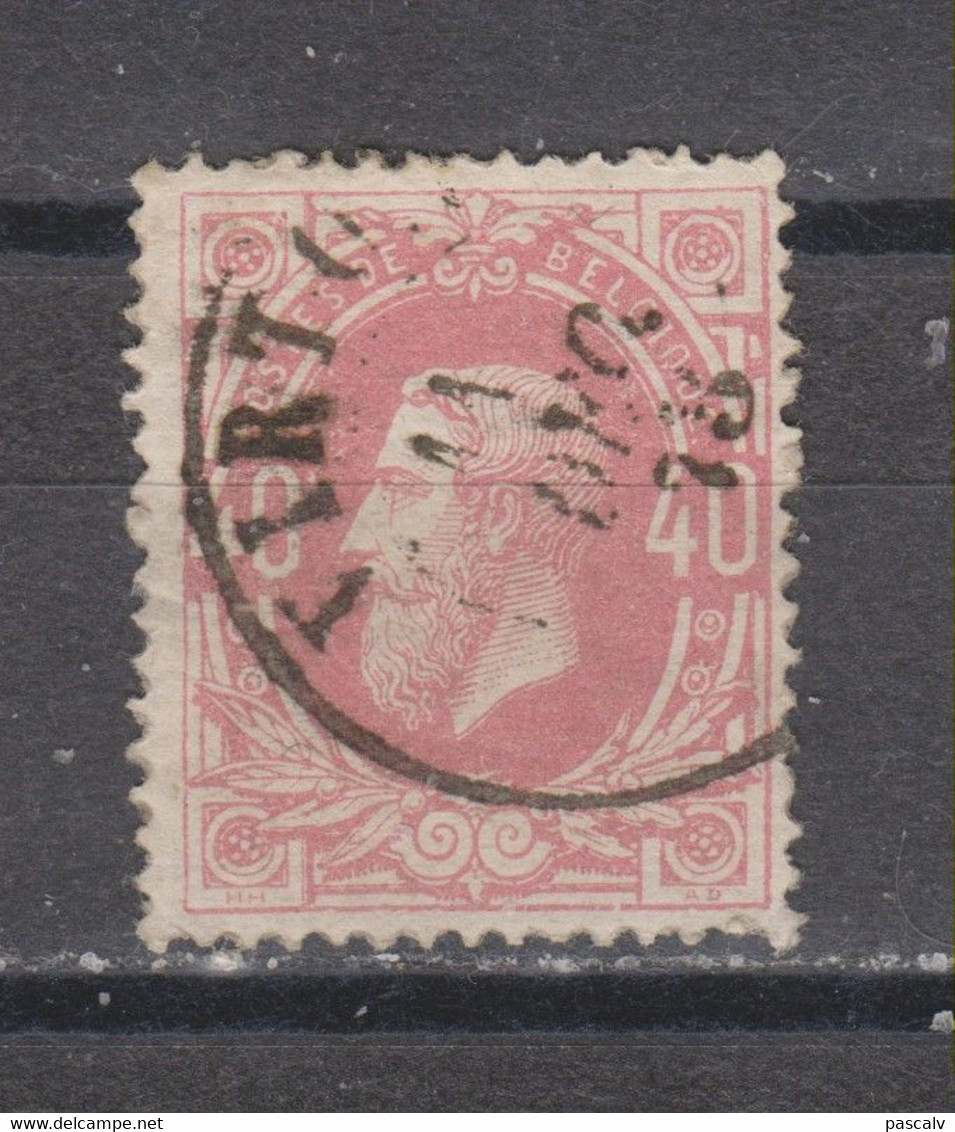 COB 34 Oblitération Double Cercle VIRTON - 1869-1883 Leopold II