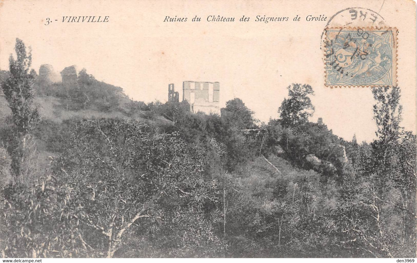 VIRIVILLE (Isère) - Ruines Du Château Des Seigneurs De Grolée - Viriville