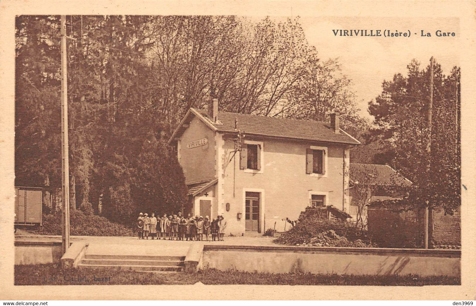 VIRIVILLE (Isère) - La Gare - Viriville