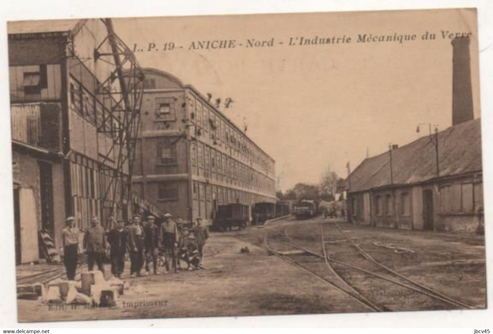 CPA   ANICHE L Industrie Mecanique Du Verre 1930 - Aniche