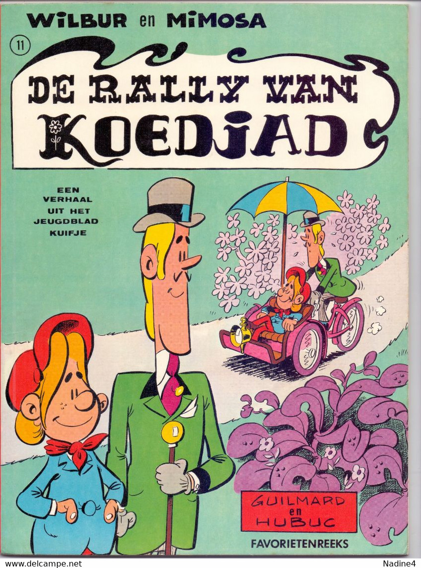 Strips Strip Album - Wilbur En Mimosa - De Rally Van Koedjad - Guimard & Hubuc - 1971 - Andere & Zonder Classificatie