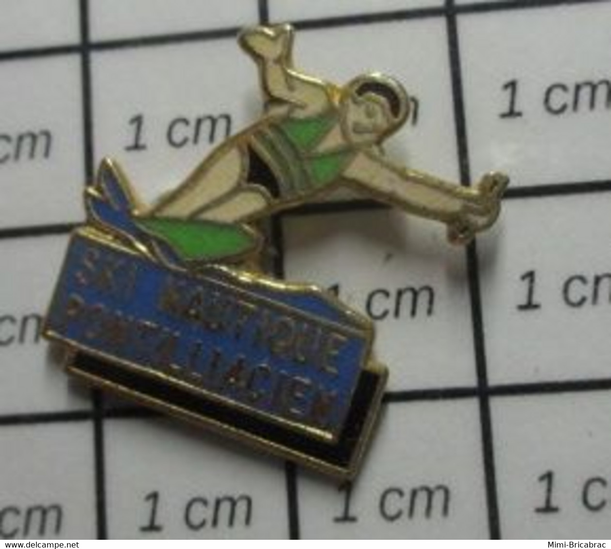 512i Pin's Pins / Beau Et Rare / SPORTS / SKI NAUTIQUE PONTILLACIEN   Attttttttttention La Chute ! - Sci Nautico