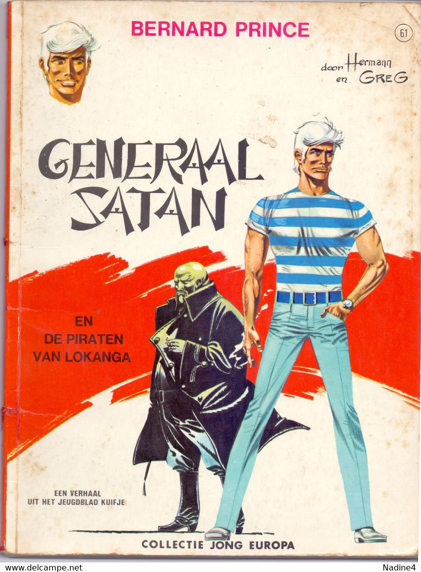 Strips Strip Album - Bernard Prince - Generaal Satan - Herman & Greg - 1969 - Altri & Non Classificati