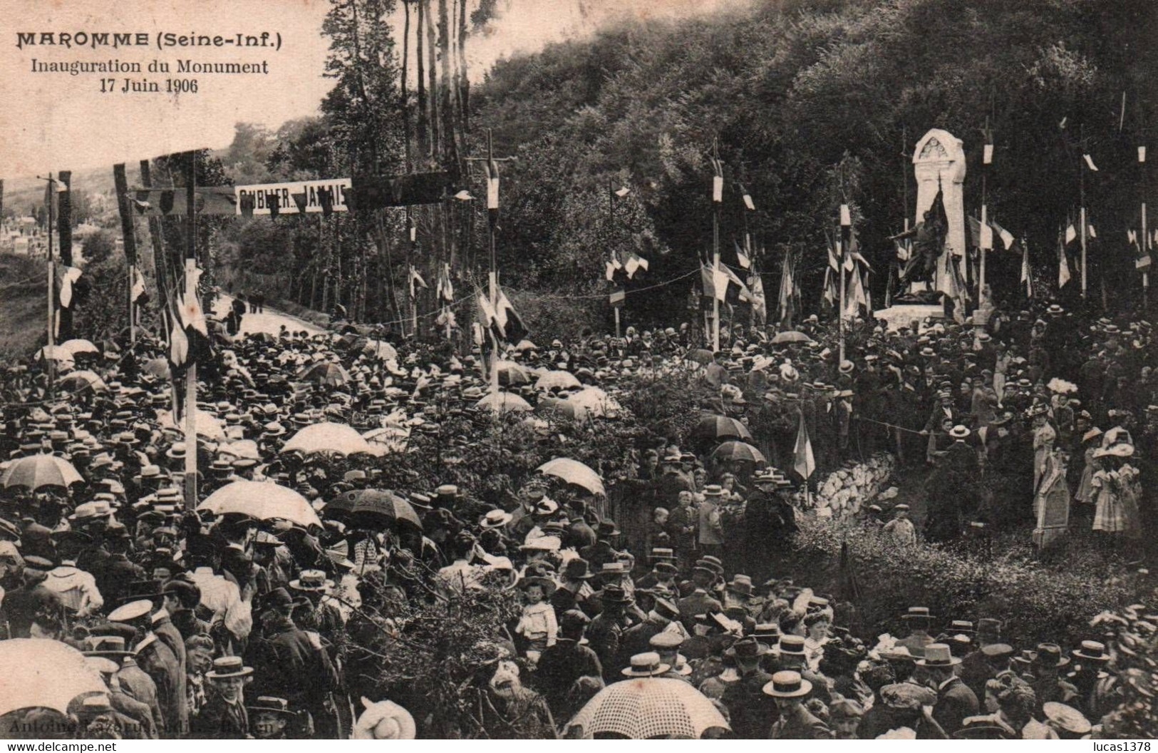 76 / MAROMME / INAUGURATION DU MONUMENT 1906 - Maromme