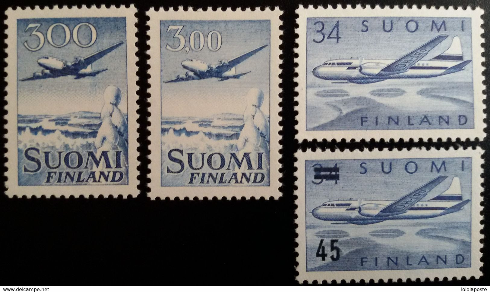 FINLANDE - 4 PA  ** (MNH) - 2 Photos - Unused Stamps