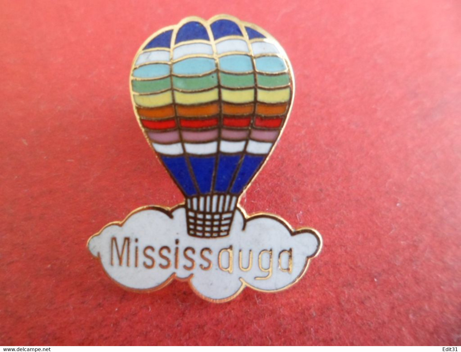 Pins  émail EGF - Ballon Montgolfiere - Mississauga  Est Une Ville Canada - Montgolfières