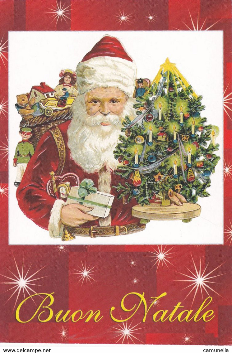 Biglietti D'auguri Vintage -non Scritto -BABBO NATALE - Father Xmas