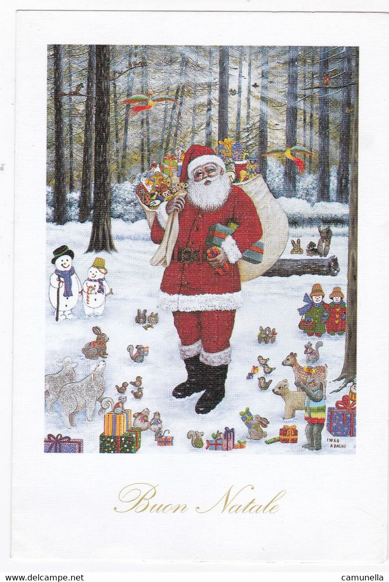 Biglietti D'auguri Vintage -non Scritto -BABBO NATALE - Father Xmas