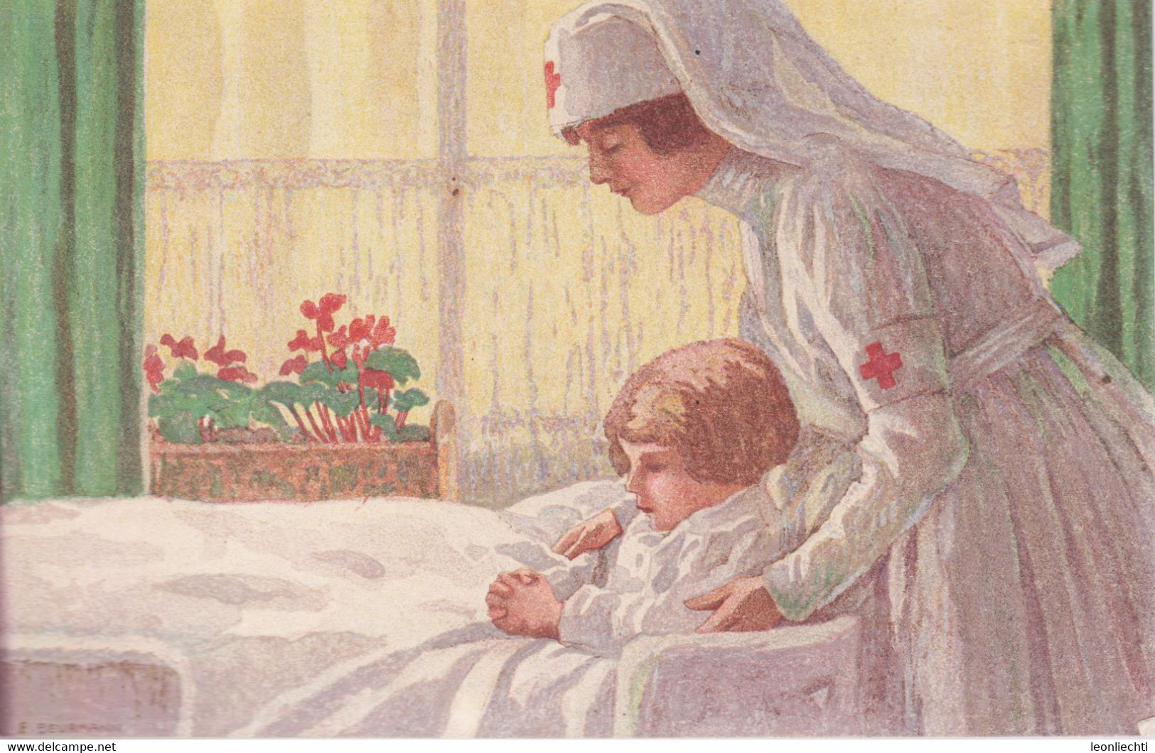 AK: 1921 Bundesfeier - Karte, Caritas N°. 34 Krankenpflege, Ganzsache, Gelaufen Von Winterthur Nach Fischenthal - Croix-Rouge