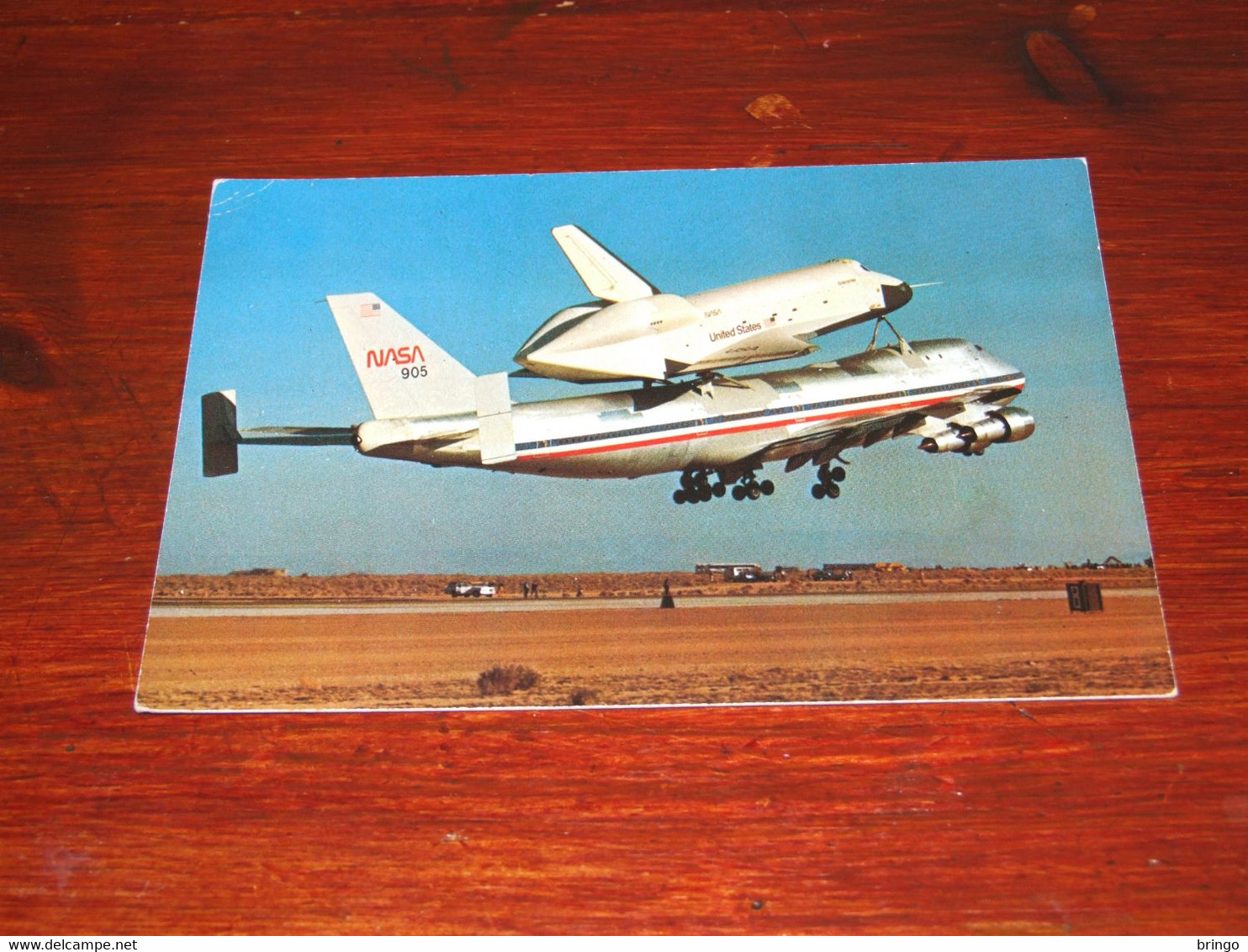 55576- USA, SWEEP OF THE EDWARDS AIR FORCE BASE, CALIFORNIA / BOEING 747 SHUTTLE CARRIER AIRCRAFT N905NA - Espace