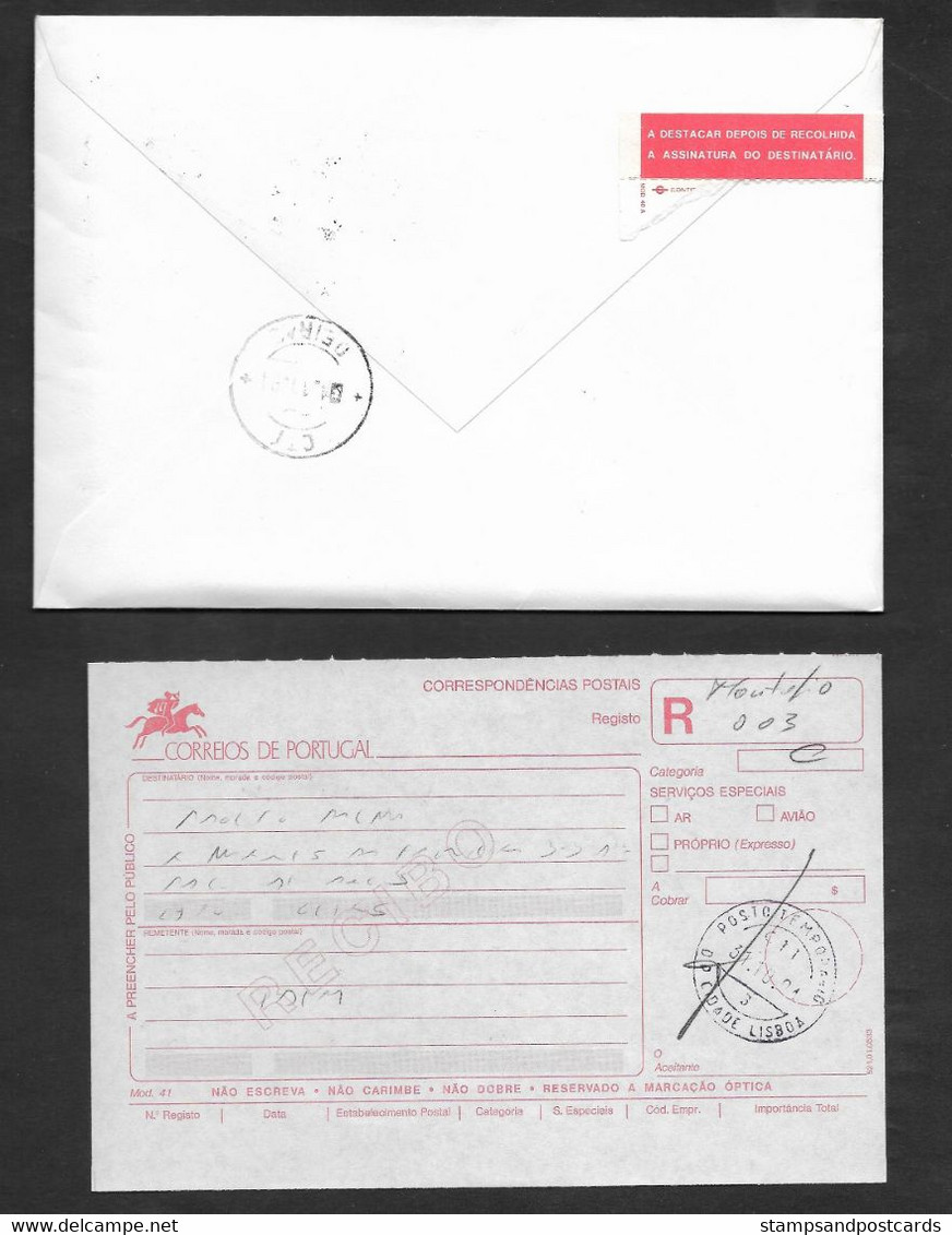 Portugal FDC Recommandé 1994 Montepio Geral Caisse D'Epargne Pélican FDC Savings Bank Pelican R FDC - Pélicans