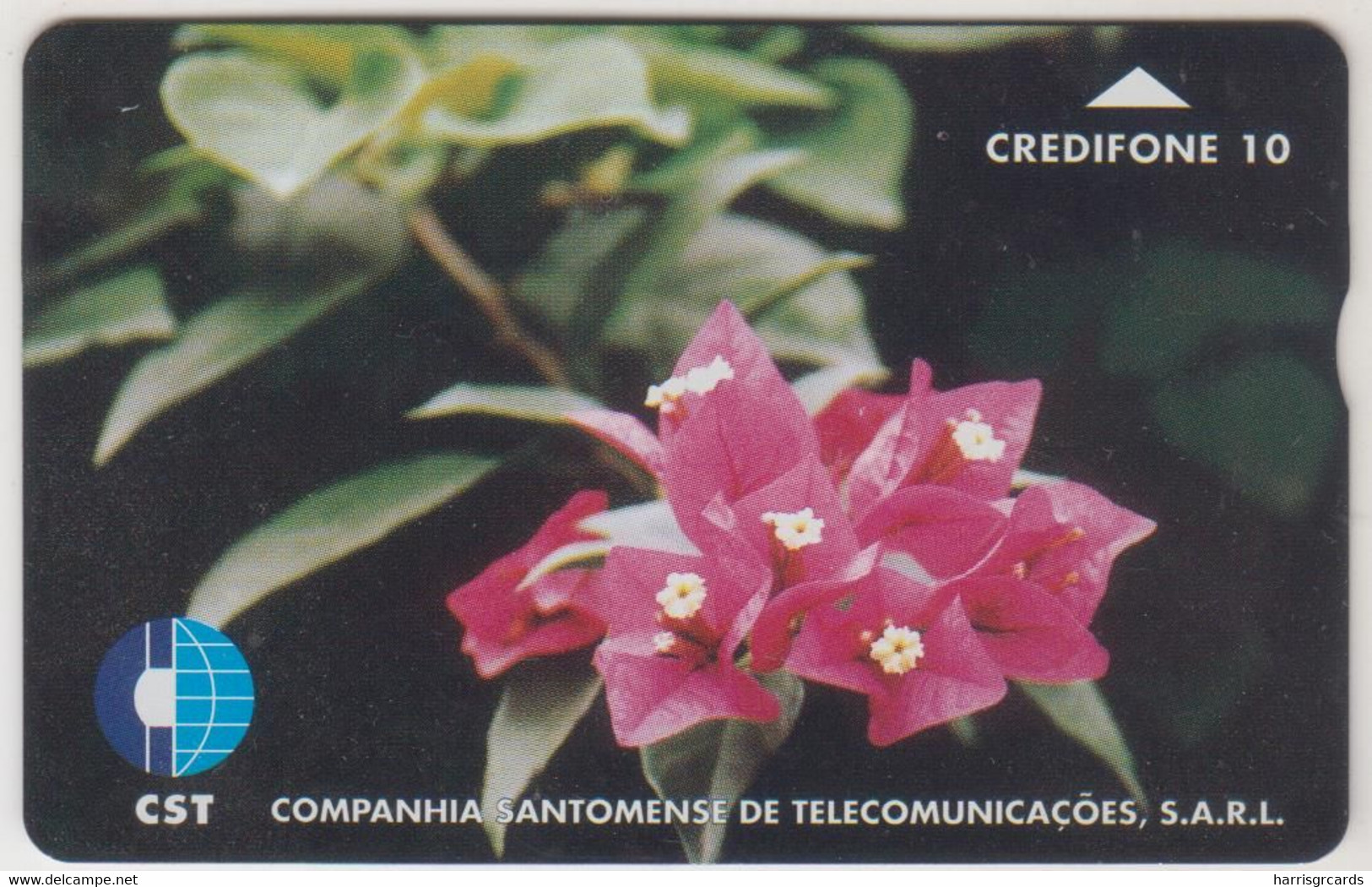 SAO TOME AND PRINCIPE - Flower 1 , CN : 708L, 10 U, Tirage 3.000, Used - Sao Tome And Principe