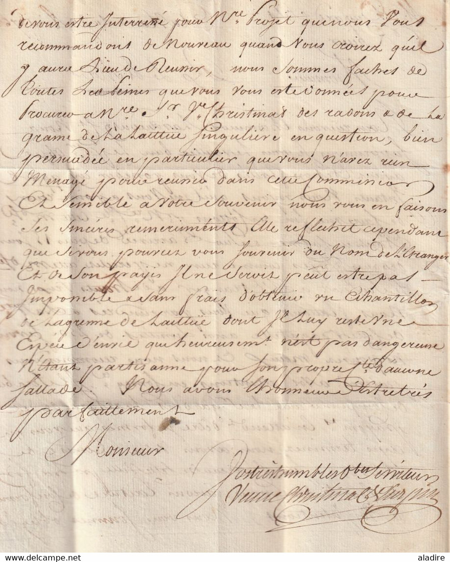 1763 - Marque postale HAVRE courbe sur Lettre pliée avec correspondance de 2 pages vers ROUEN - Louis XV