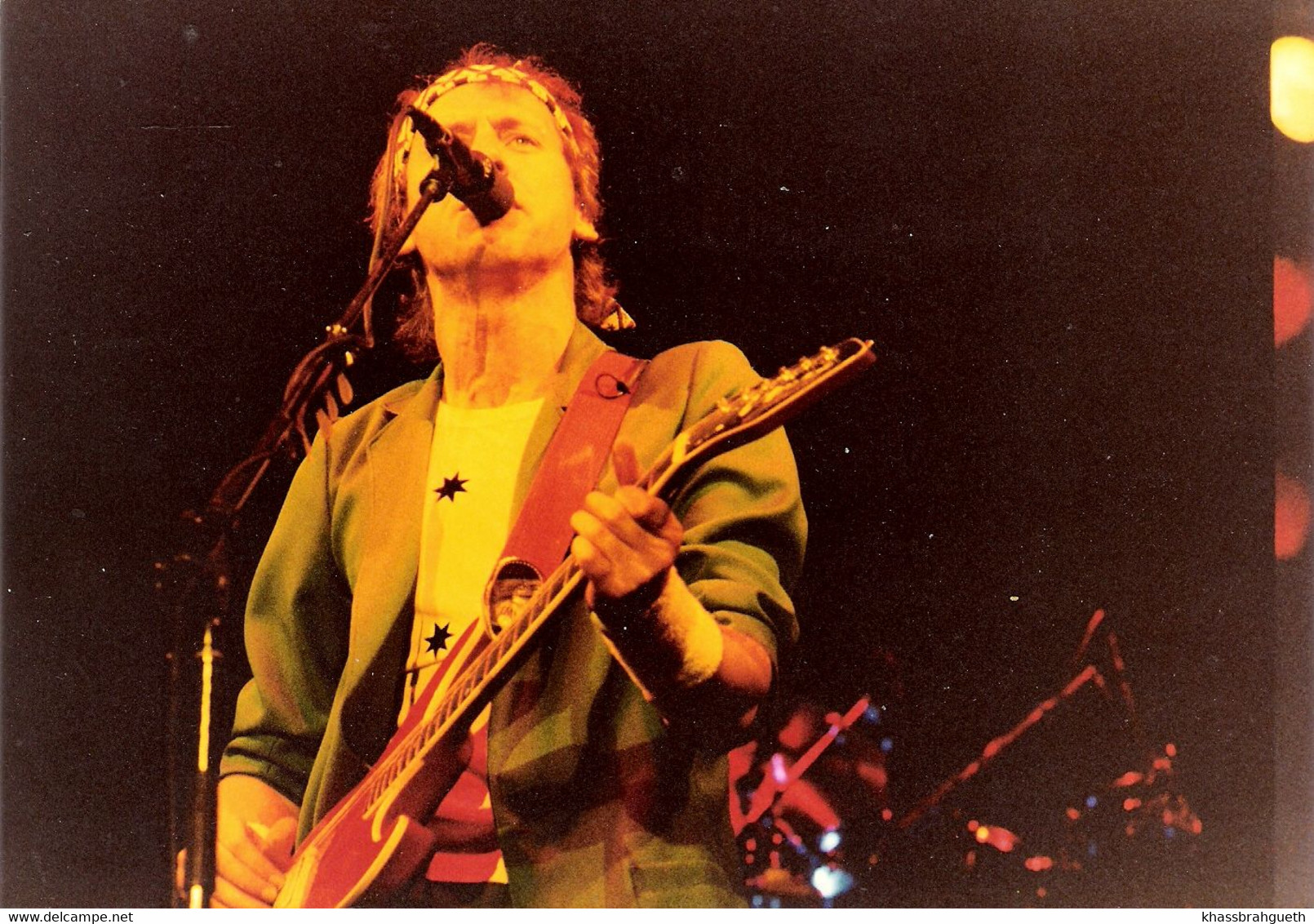 MARK KNOPFLER / DIRE STRAITS - FOREST NATIONAL 1983 - 2 PHOTOS - Foto