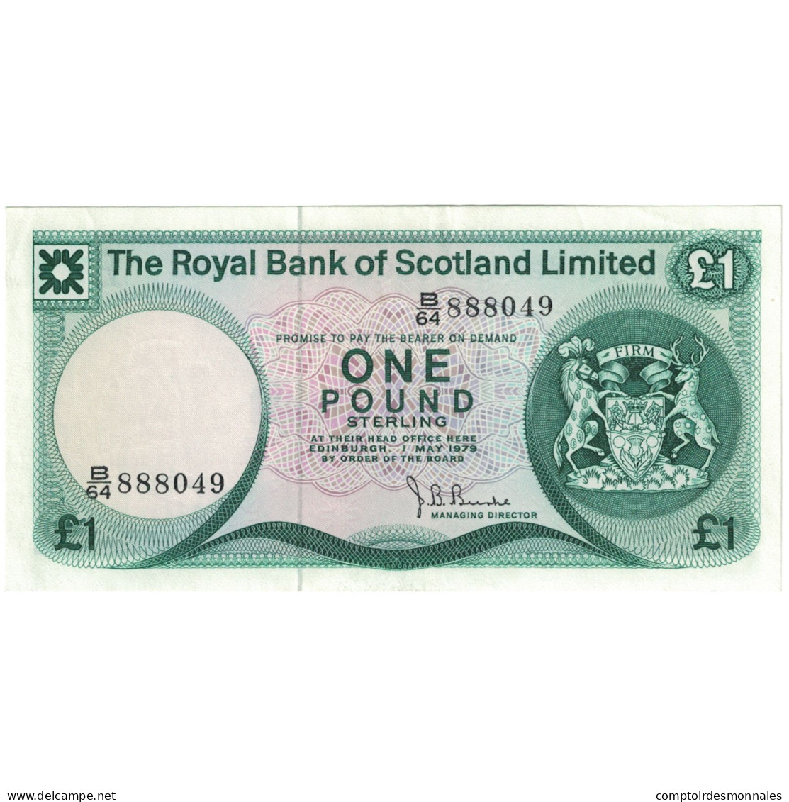 Billet, Écosse, 1 Pound, 1979, 1979-05-01, KM:336a, SUP - 1 Pound