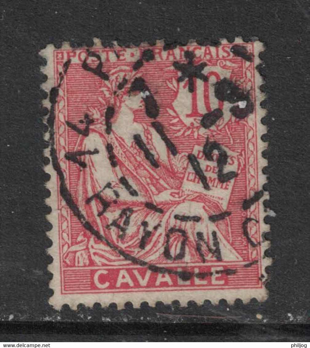 CAVALLE - Yvert 11 Oblitéré14 PARIS  RAYON CENTRAL  - Scott#10 - Oblitérés