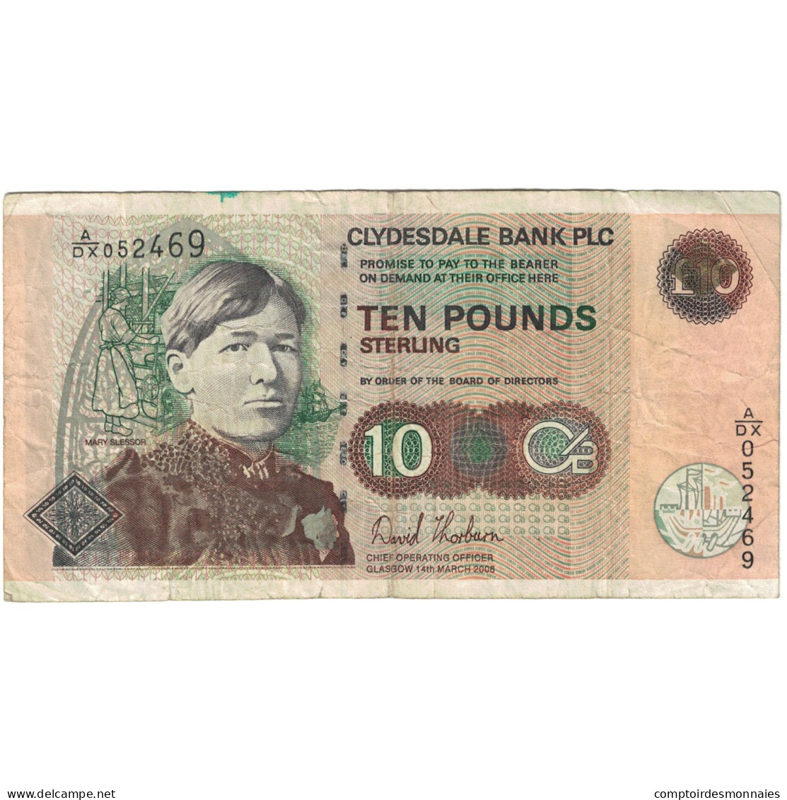 Billet, Écosse, 10 Pounds, 2006, 2006-03-14, KM:229A, TTB - 10 Pounds