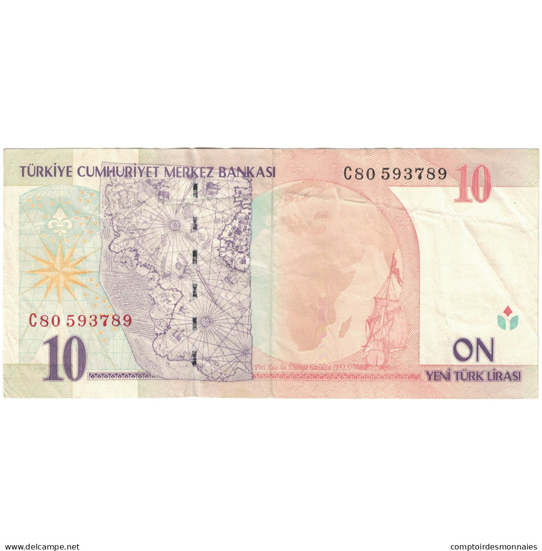 Billet, Turquie, 10 New Lira, 2005, KM:218, TTB+ - Turquie