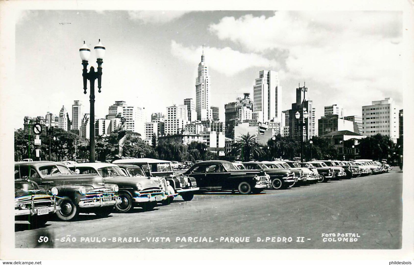 BRESIL  SAO PAULO  Parcial Parque D. Pedro ( Automobiles) - São Paulo