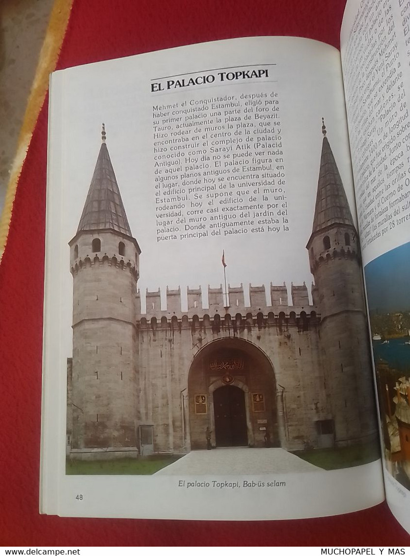 LIBRO ESTAMBUL ISTANBUL TURQUÍA TURKEY ARQUEÓLOGO YÜCEL AKAT, EN ESPAÑOL, VER FOTOS, AÑO 1991......TURQUIE.. - Aardrijkskunde & Reizen