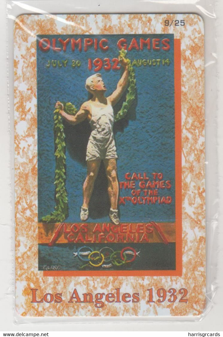 GREECE - 10th Olympic Games Los Angeles 1932, 9/26, DNA Interconnect Promotion Prepaid Card, Tirage 80.000, Mint - Grèce