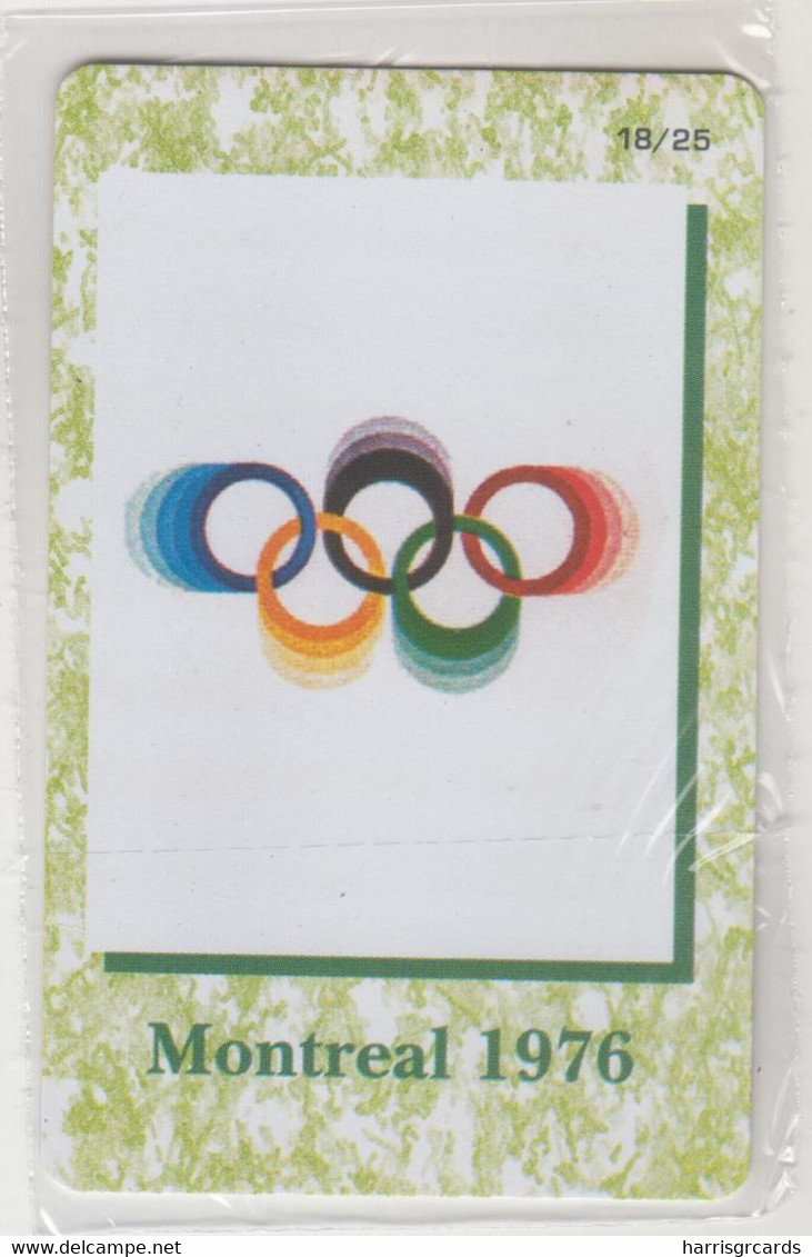 GREECE - 21st Olympic Games Montreal 1976, 18/26, DNA Interconnect Promotion Prepaid Card, Tirage 80.000, Mint - Grèce