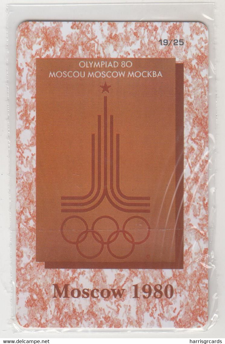 GREECE - 22nd Olympic Games Moscow 1980, 19/26, DNA Interconnect Promotion Prepaid Card, Tirage 80.000, Mint - Grèce