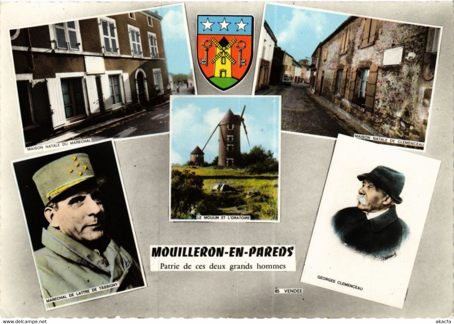 CPM MOUILLERON-EN-PAREDS - Collage (216388) - Mouilleron En Pareds