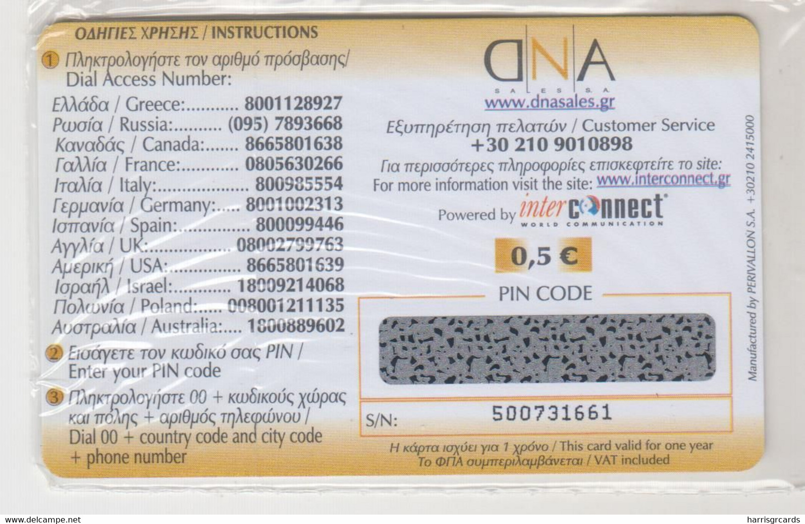 GREECE - 26th Olympic Games Atlanta 1996, 23/26, DNA Interconnect Promotion Prepaid Card, Tirage 80.000, Mint - Grèce