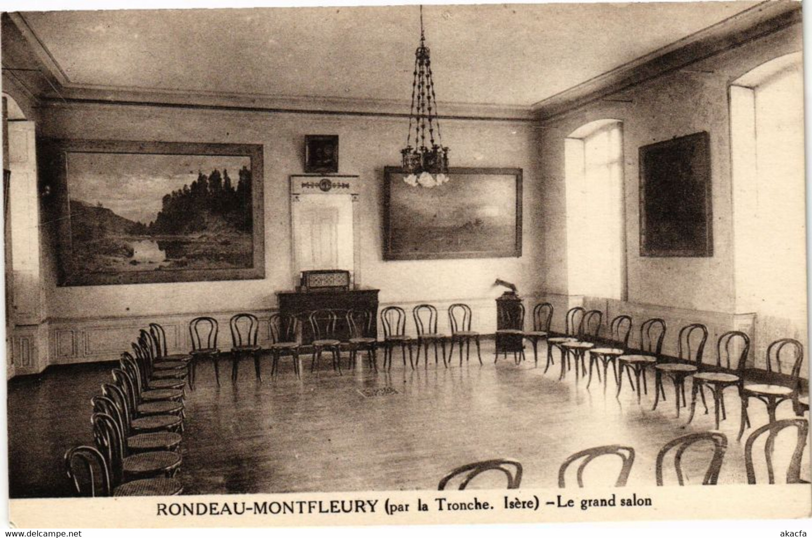 CPA RONDEAU-MONTFLEURY (par La TRONCHE.Isere) - Le Grand Salon (241534) - La Tronche