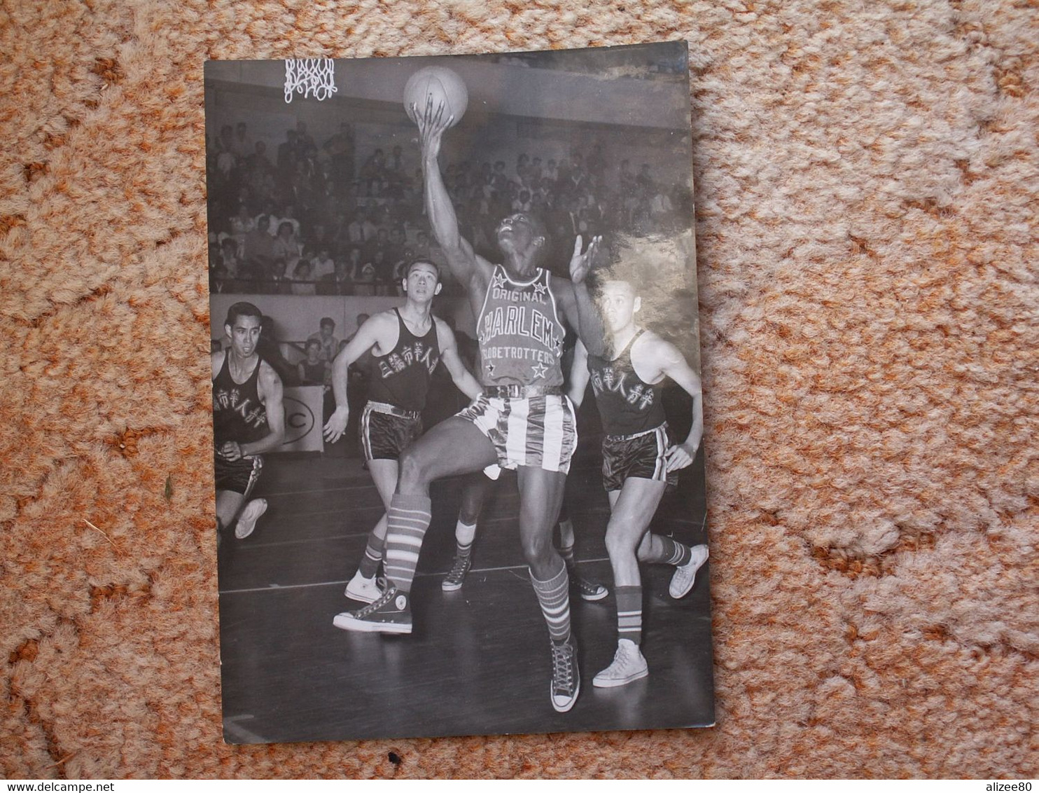PHOTO    18 X 13 -- HARLEM  GLOBE  TROTTERS - 09 / 06 / 1959 -  LEMON  Au Stade De COUBERTIN - Basketball