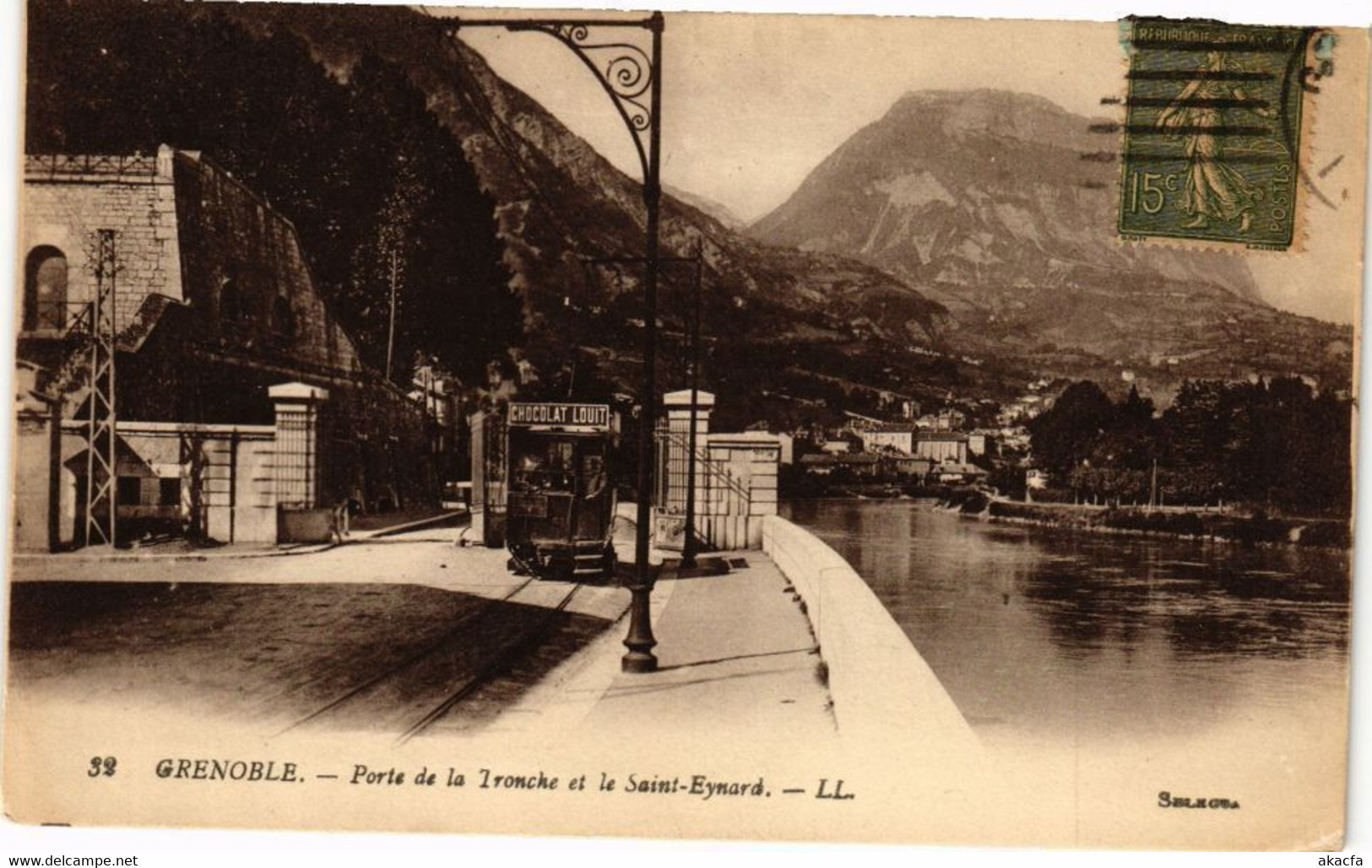 CPA GRENOBLE - Porte De La TRONCHE Et Le St-Eynard (244047) - La Tronche