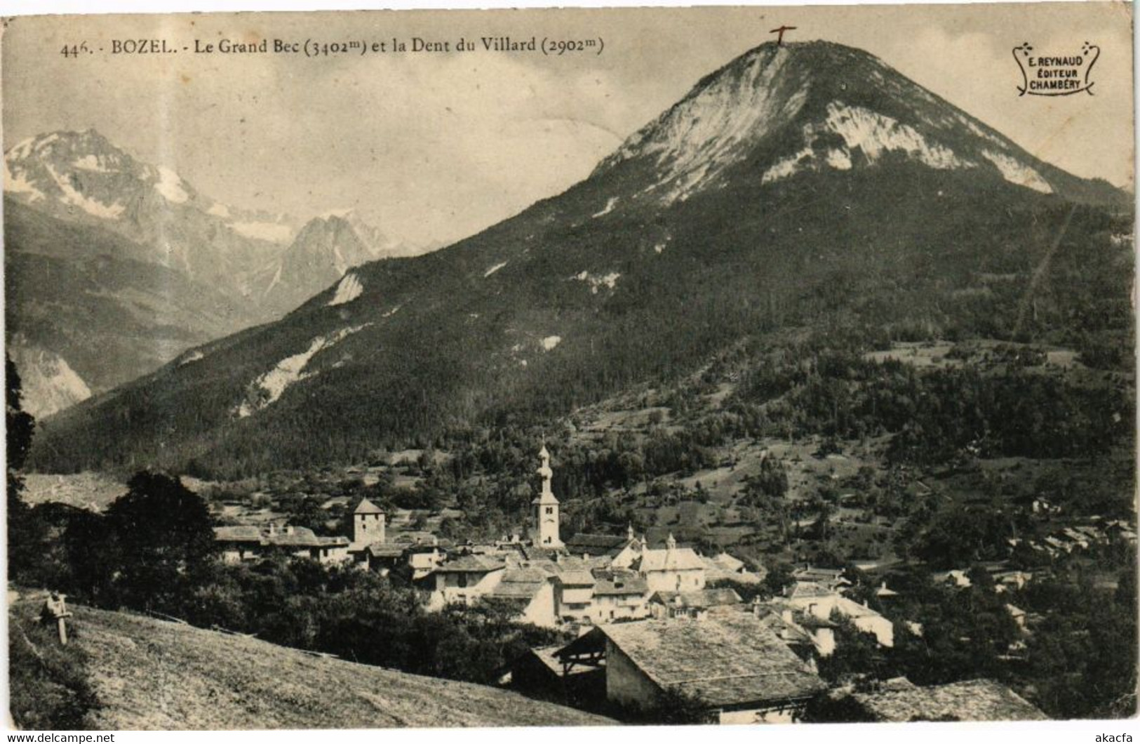 CPA BOZEL - Le Grand Bec Et La Dent Du Villard (252064) - Bozel