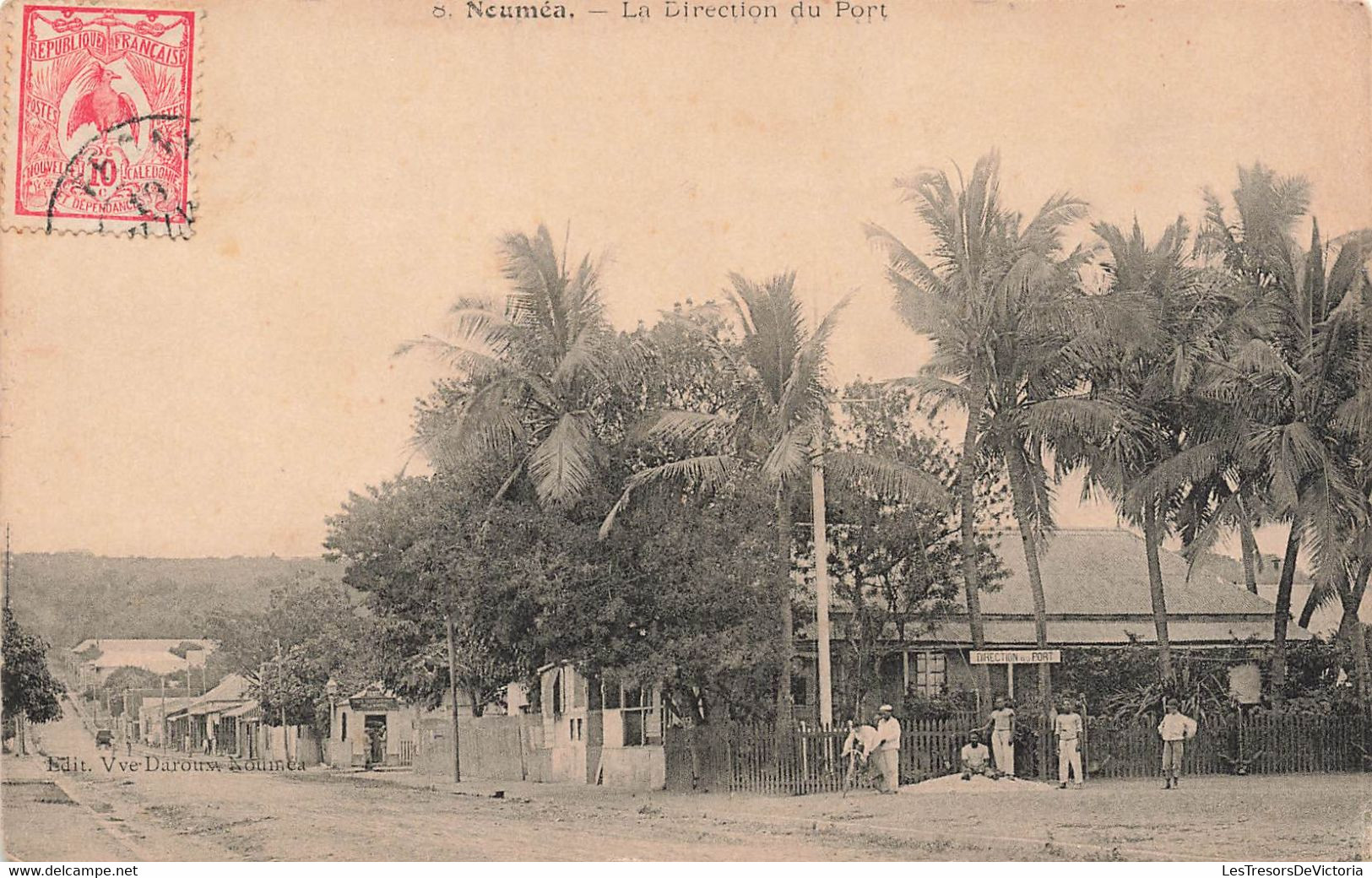 CPA NOUVELLE CALEDONIE - Noumea - La Direction Du Port - Edit Vve Daroux - Nouvelle-Calédonie