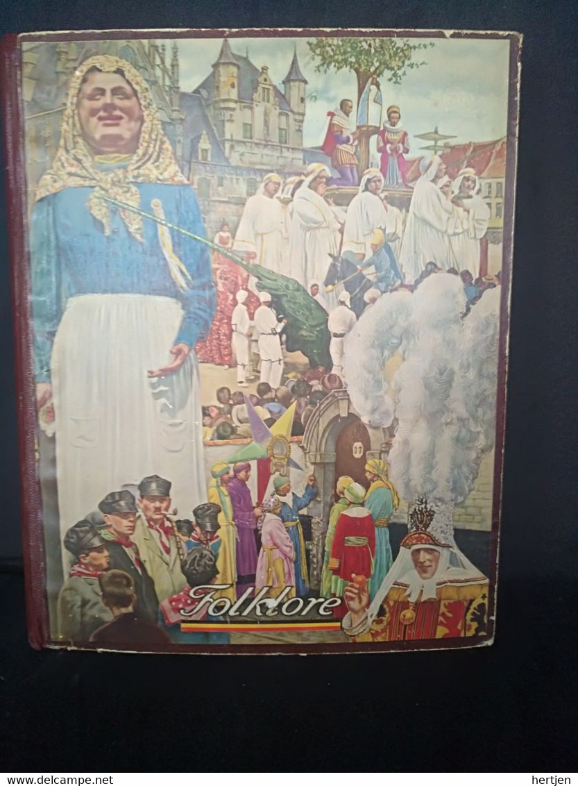 Een Bloemfestoen Van Papieren Rozen; Enkele Overleveringen En Gebruiken Van Belgische Folklore - Henri Liebrecht - Andere & Zonder Classificatie