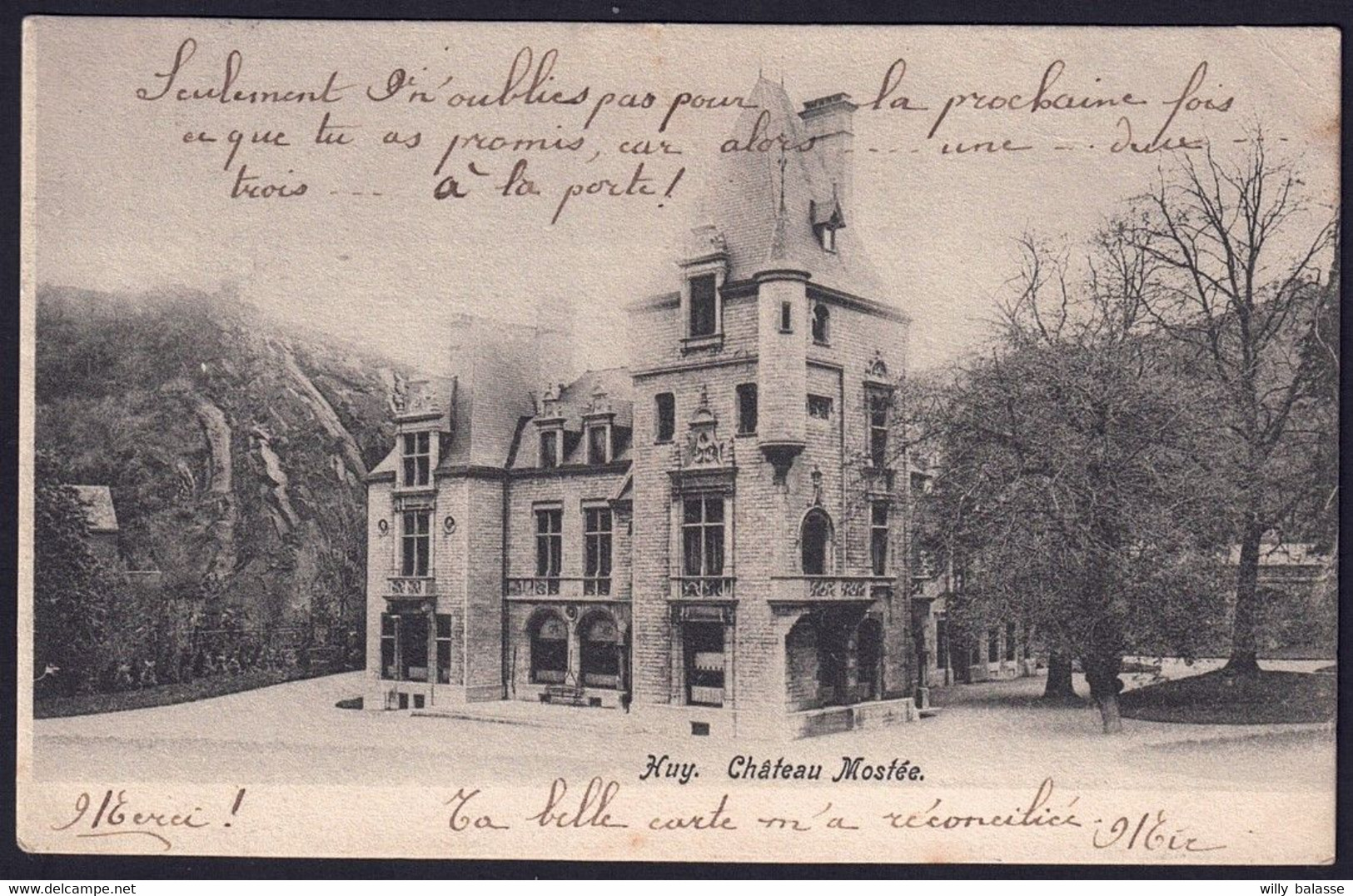 +++ CPA - HUY - Château Mostée - 1904  // - Hoei