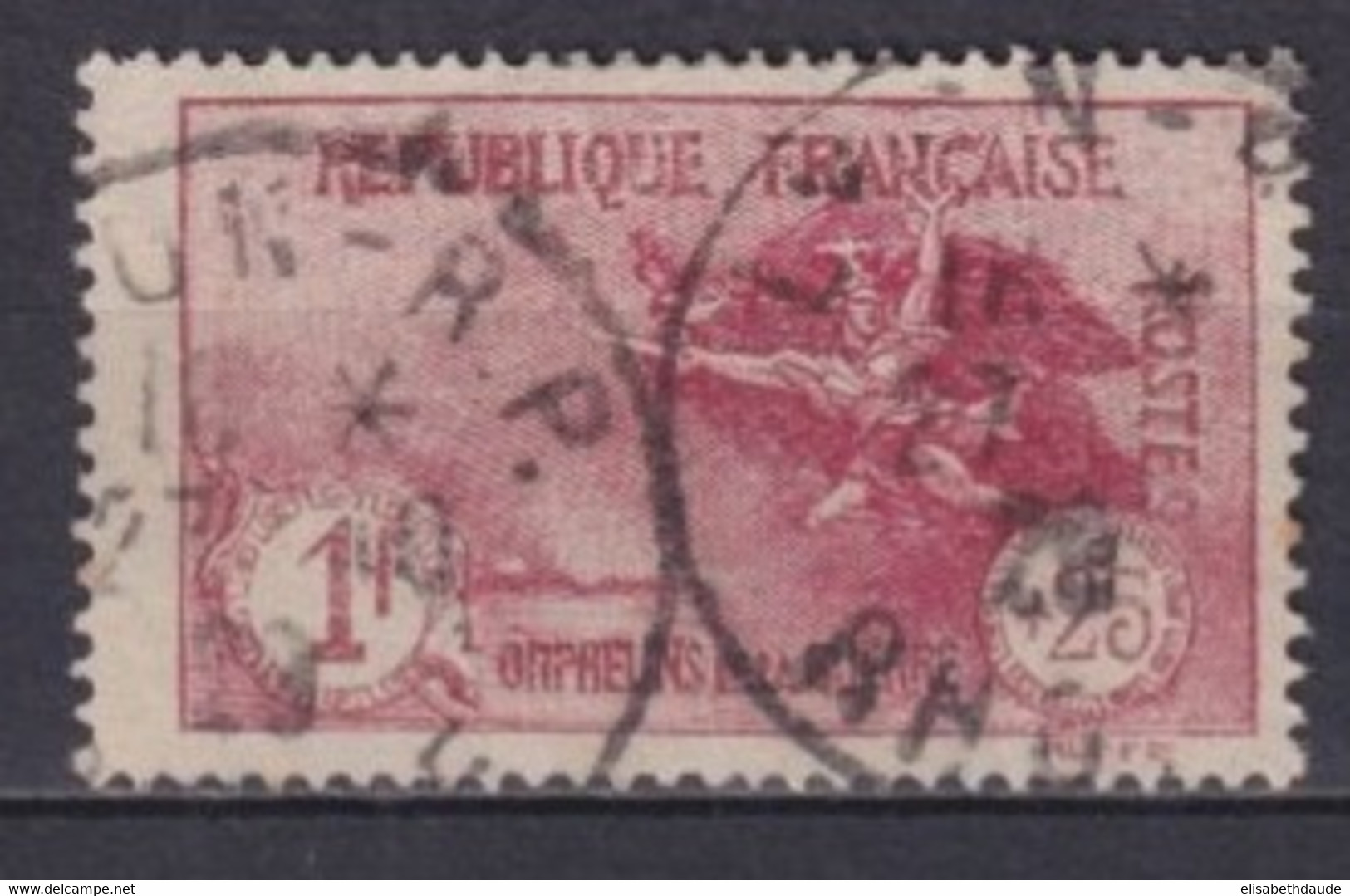 1926 - YVERT N° 231 *OBLITERE - COTE = 48 EUR. -  ORPHELINS - Usati