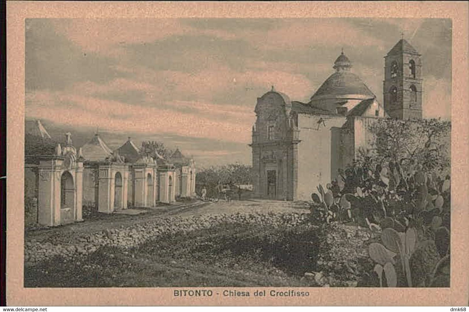 BITONTO - CHIESA DEL CROCIFISSO - EDIZIONE CUZZI - 1930s (12416) - Bitonto