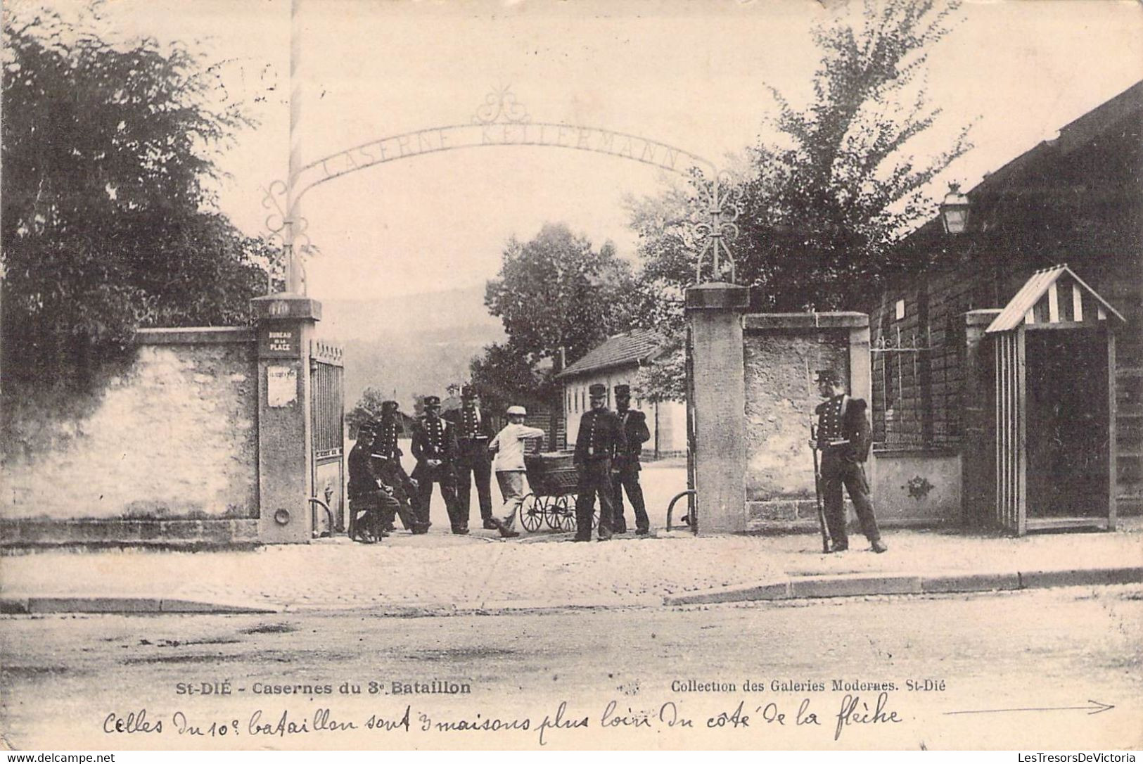 CPA France - Vosges - Saint Dié - Caserne Du 3e Bataillon - Collection Galeries Modernes - Oblitérée 1905 - Kellermann - Saint Die