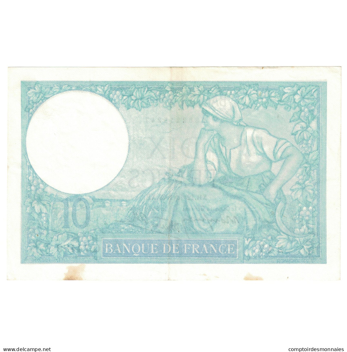 France, 10 Francs, Minerve, 1939, Q.74489, SUP, Fayette:07.11, KM:84 - 10 F 1916-1942 ''Minerve''