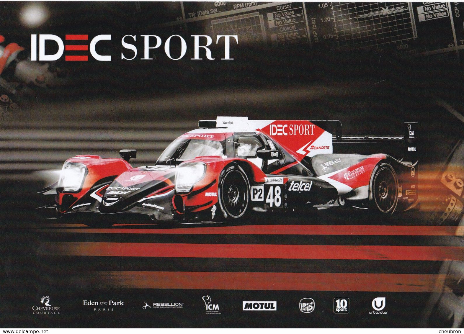 SPORT AUTO. 24 HEURES DU MANS 2019. SPARK S7925 ORECA N°48. AUTOGRAPHES DE L'EQUIPAGE P. LAFARGUE /M.ROJAS /P.L CHATIN - Automobile - F1